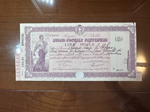 Buono postale fruttifero - postale,