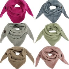 XXL Fur Teddy Triangle Scarf