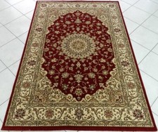 OFFERTA TAPPETO MIS CM 133X195 PELO RASATO COL ROSSO ART KIRMAN EH 4202 0301