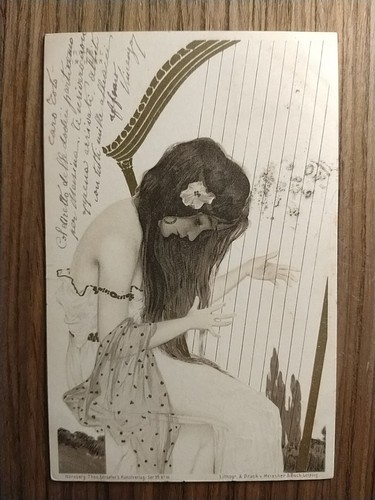Art nouveau cartolina kirchner - art,