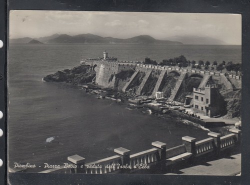 Cartolina piombino piazza - cartolina,