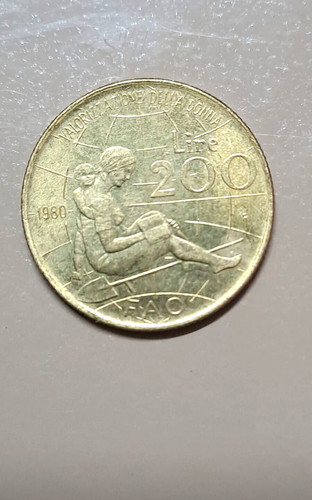Moneta 200 lire fao - lire,