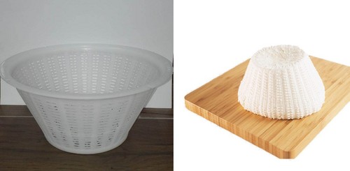 Stampo caseario forma ricotta - stampo,