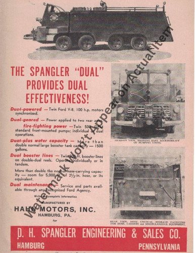 Spangler 1949 doppio camion