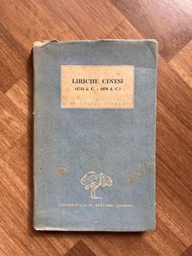 Liriche cinesi 1753 1278 dc - liriche,