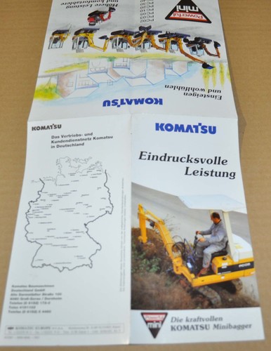 Brochure mini escavatore