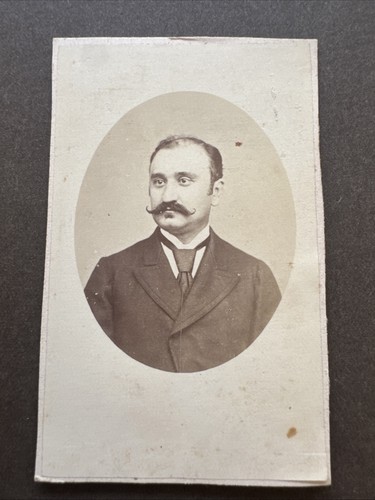 Foto cdv 1861 gentiluomo - cdv,