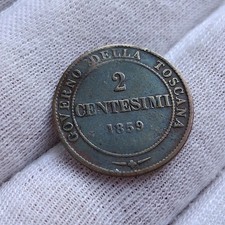 Governo Provvisorio Della Toscana 2 Cent 1859 Bassa Conservazione Lotto 