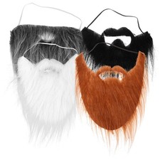 4 Pcs Barba Artificiale Finta