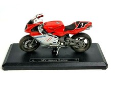 MAISTO 1:18  MV AUGUSTA RACING MOTO DIE CAST Collezione Modellismo Idea Regalo 
