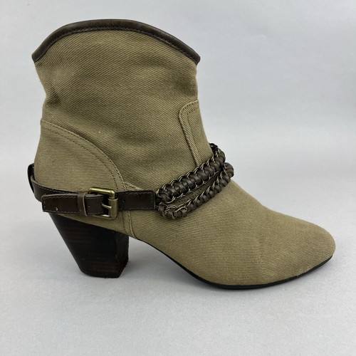 Stivaletti cowboy ash khaki - stivaletti,