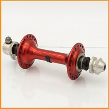 NOS OFMEGA SUPER COMPETIZIONE RED 36 H FRONT HUB VINTAGE ROAD BIKE 80S BICYCLE