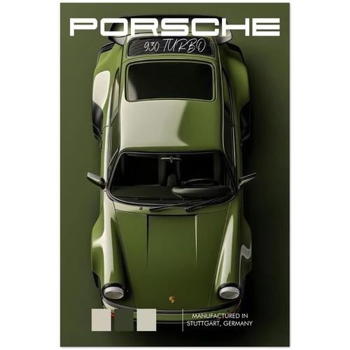 Poster porsche 930 turbo - porsche,