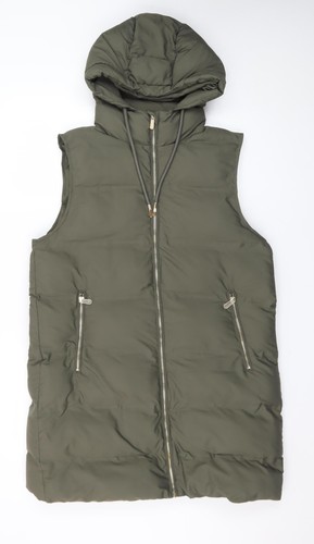 Gilet lungo imbottito con