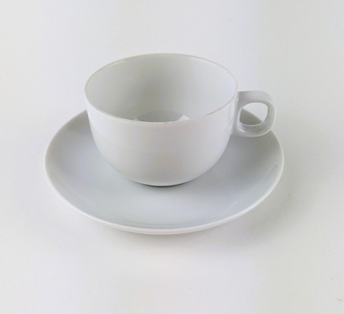 Tazza caffè con - piatto, tac