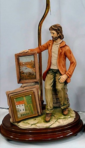 Statuina vintage porcellana - vintage, in
