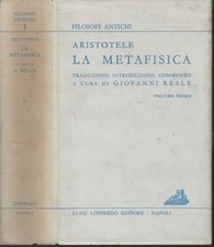 libri ARISTOTELE La metafisica