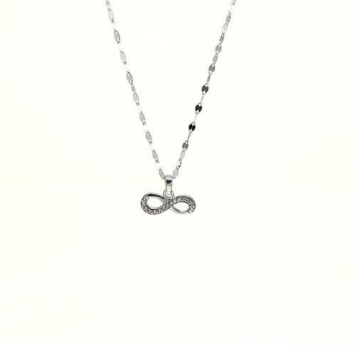 Collana donna oro bianco - collana, kt
