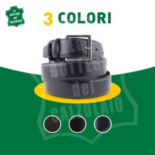 Cintura in pelle semi lucida