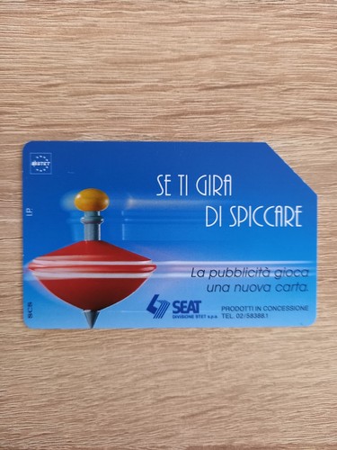 Scheda carta telefonica - scheda, ti