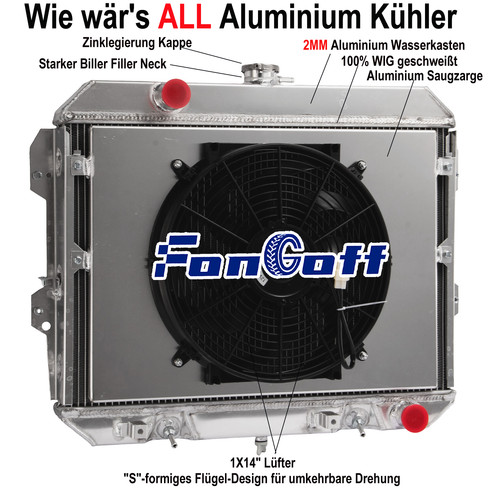 File alluminio radiatore fan - 3,