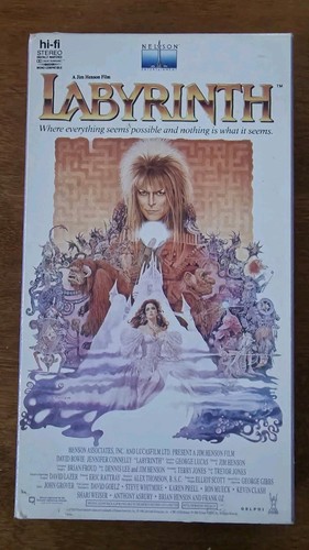 Vtg labyrinth vhs 1986 - vhs,