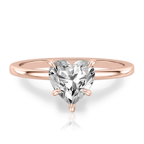 Anello oro rosa kt con - anello,