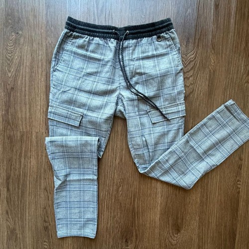 Pantaloni cargo quadri - a,