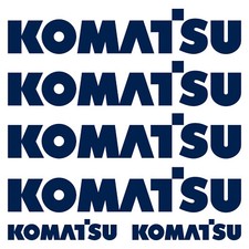 KOMATSU Adesivo Escavatore 6
