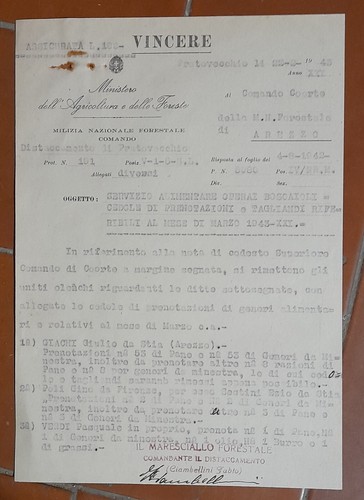 Vecchio documento fascismo - vecchio,