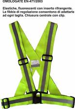 QUATTROERRE BIKE BRACES bretelle elastiche alta visibilità omologate moto scoote