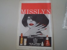 advertising Pubblicità 1964 MISSLYN - IVO M. LECHNER - MILANO VIA IPPOLITO NIEVO