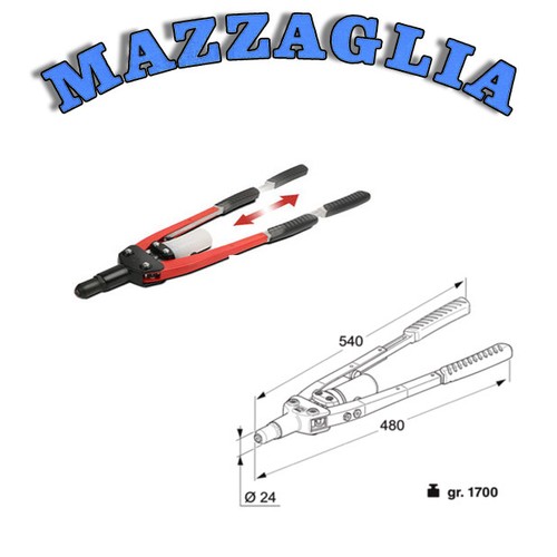 Far k33f rivettatrice manuale - rivettatrice,