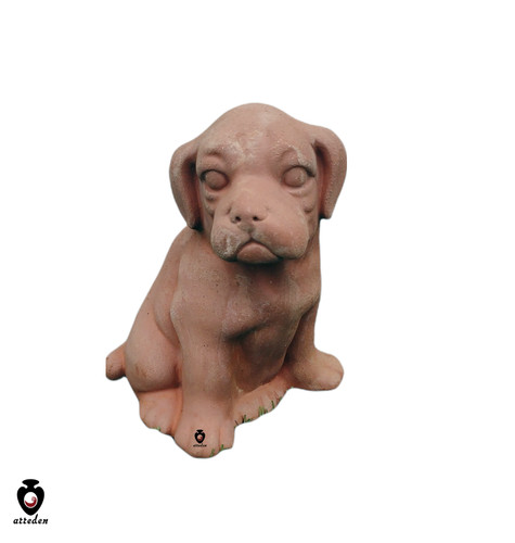 Statuina cane seduto - statuina,