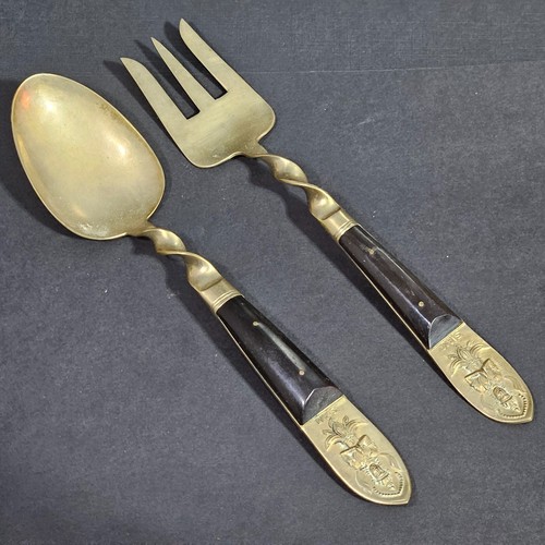 Set posate siam ottone manico - posate, ottone/manico