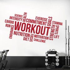 Adesivo Wall Art Palestra -