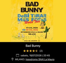 2 Biglietti per concerto Bad