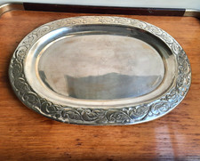 vassoio centrotavola argentato