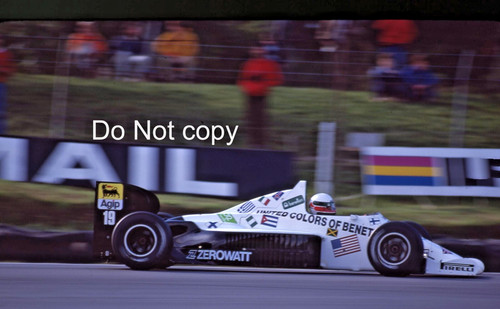 Toleman tg185 teo fabi 19 - tg185,