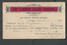 1889 Chicago IL The Lumber