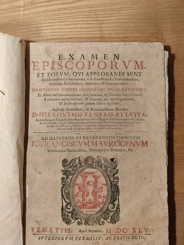 Seicentina examen episcoporum - seicentina,