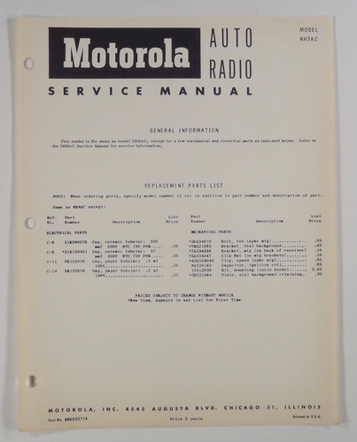 Manuale servizio autoradio - servizio,