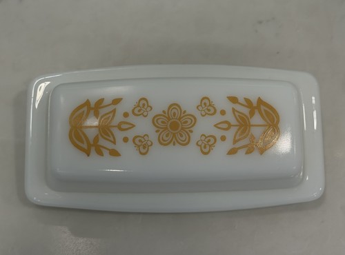 Piatto burro vintage pyrex - vintage,