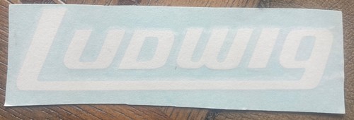 Logo ludwig bianco vintage - bianco,