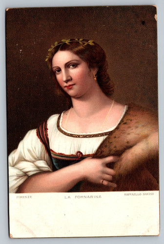 C1910 fornarina cartolina - c1910, la
