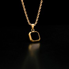 Ciondolo uomo oro giallo - in,