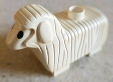 LEGO DUPLO - FATTORIA ANIMALI 1985 - PECORA BIANCA - 2647 - VINTAGE - USATO