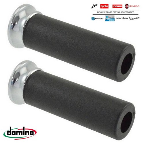 Coppia manopole nero cromato - coppia,