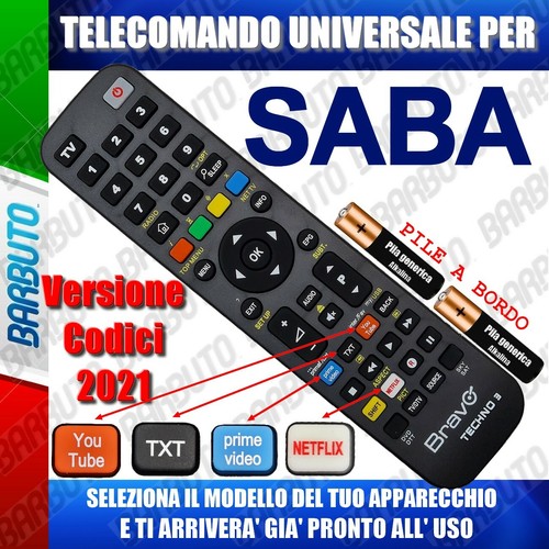 Telecomando universale saba - universale,