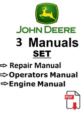 John Deere 6120 6220 6320 6420 6520L Manuale Riparazione Operatori Trattori TM4647 USB